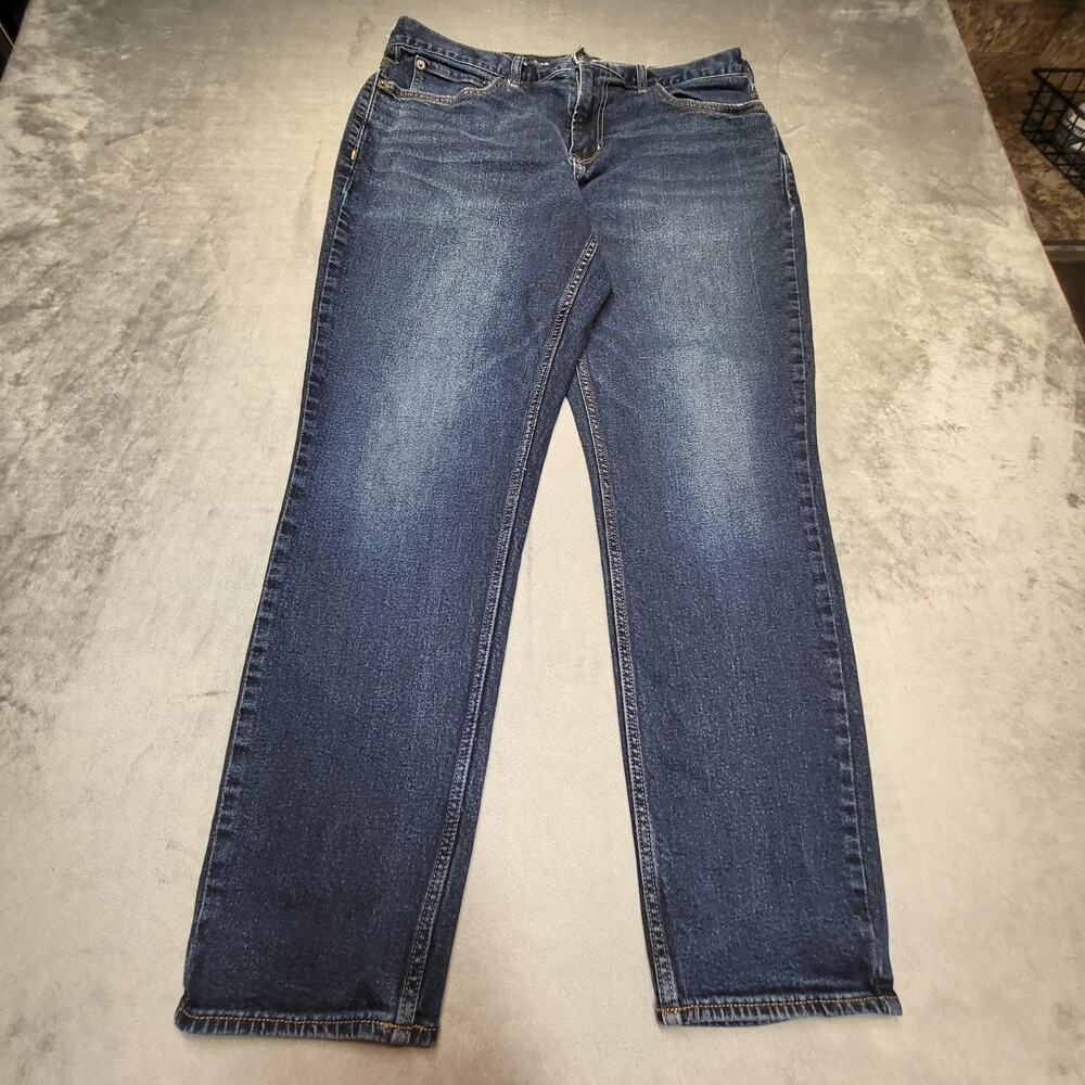 Old‎ Navy Jeans Mens 36x32 Blue Athletic Taper Stretch Denim Built-In Flex
